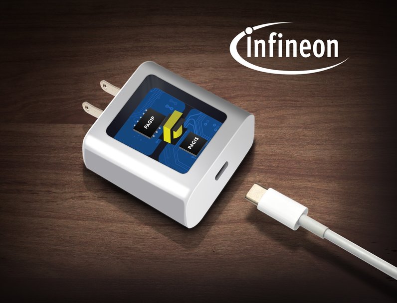 Verizon setzt beim neuen 45 W USB-C-Schnellladegerät auf die AC-DC-Stromversorgungslösung EZ-PD™ PAG1 von Infineon